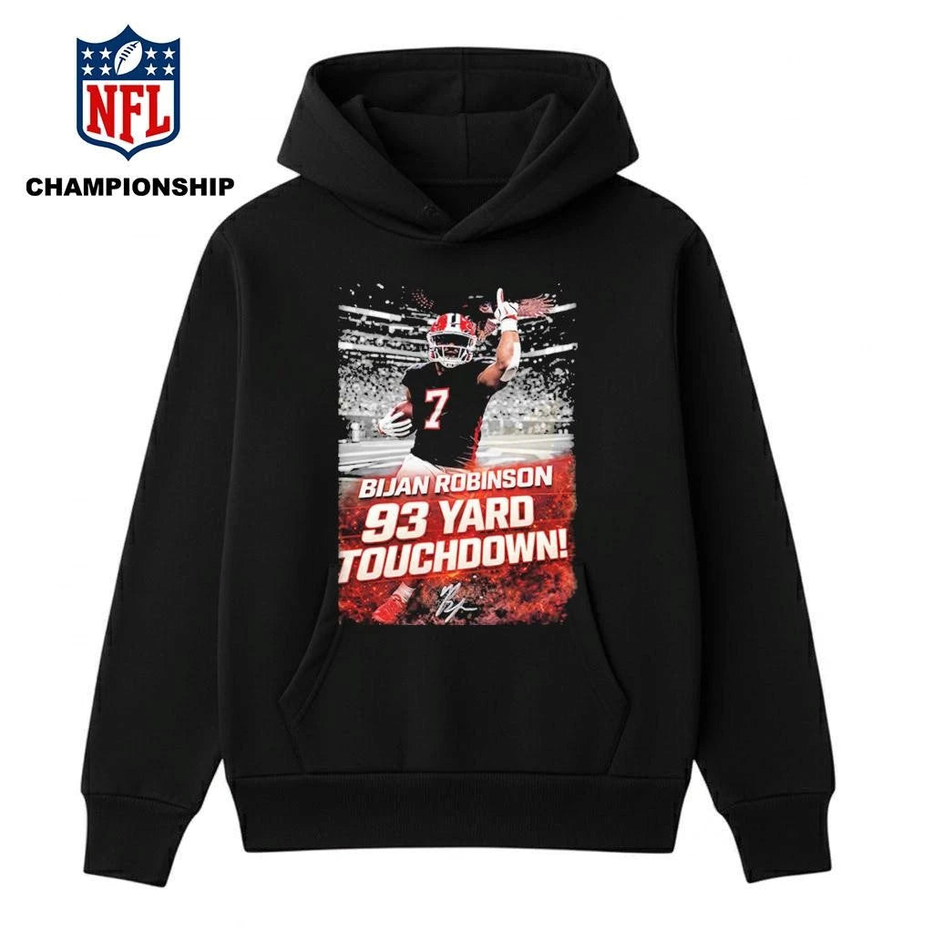 Bijan Robinson 93 Yard Touchdown Shirt