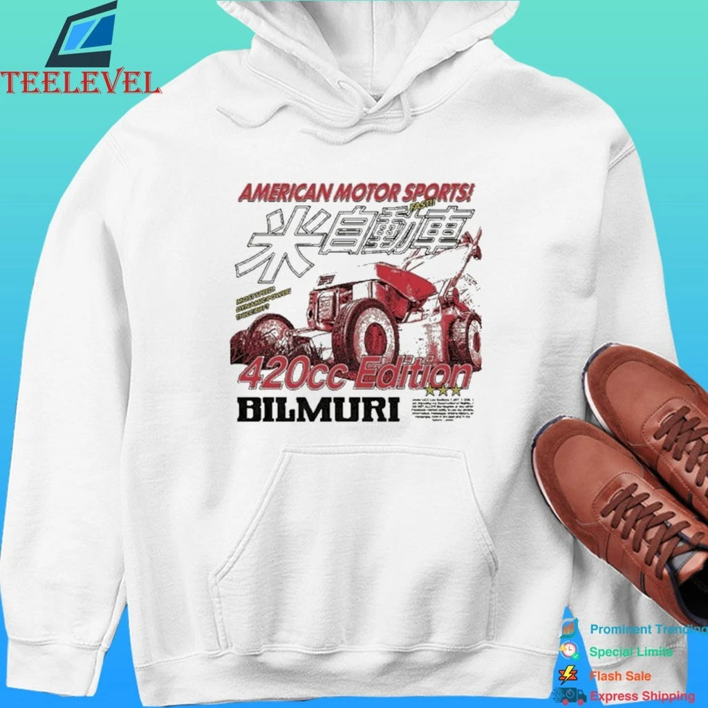 Bilmuri Lawnmower American Motor Sports 420CC Edition Shirt