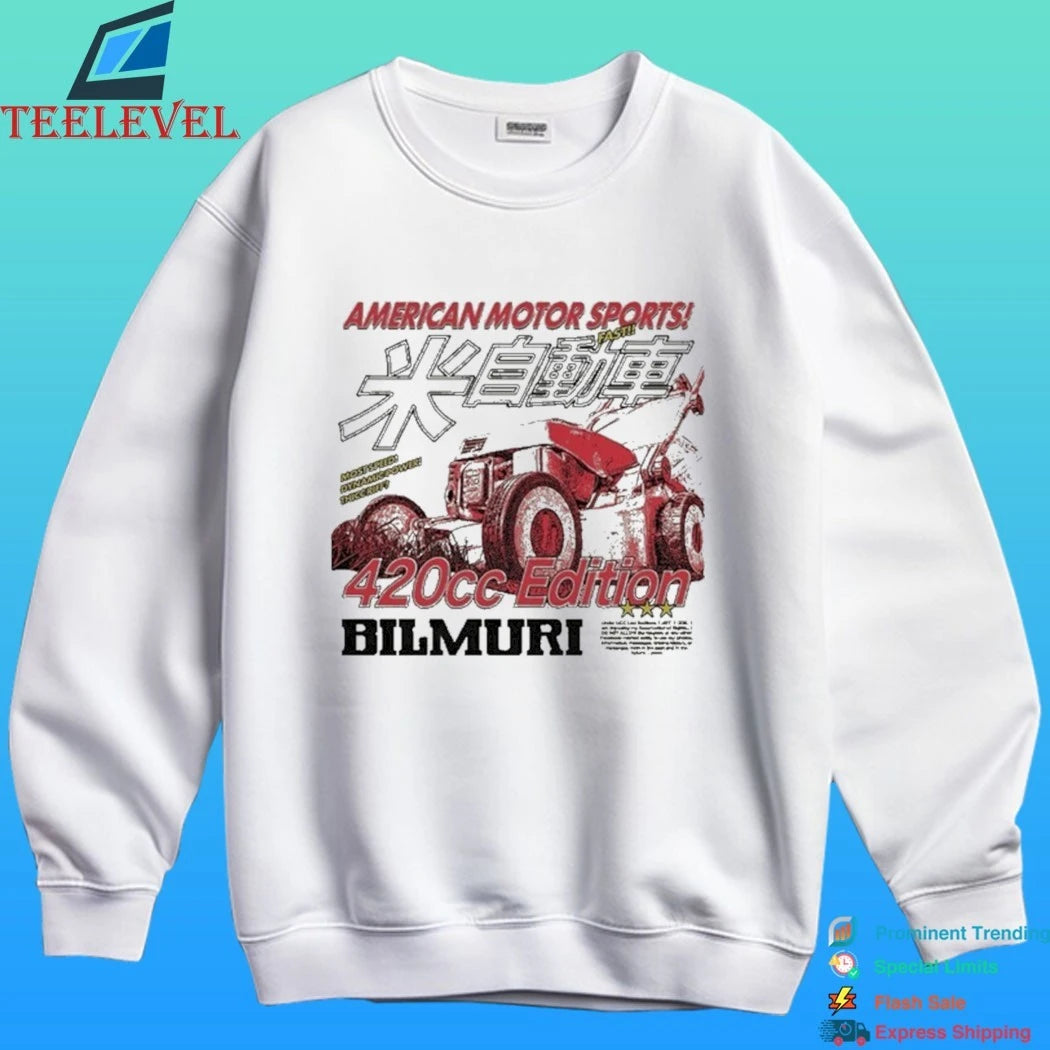 Bilmuri Lawnmower American Motor Sports 420CC Edition Shirt