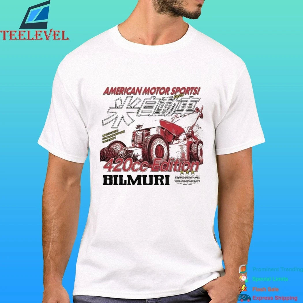Bilmuri Lawnmower American Motor Sports 420CC Edition Shirt