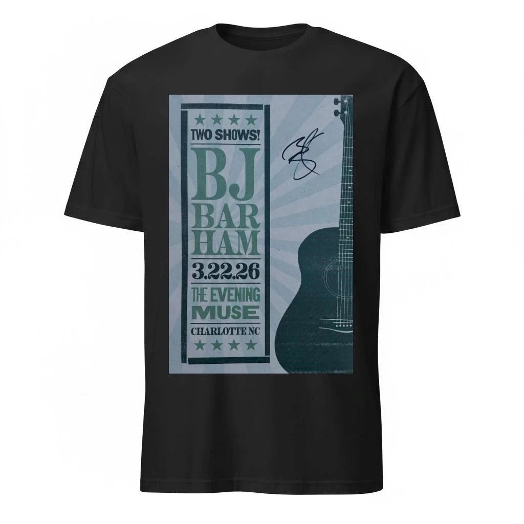 BJ Barham Concert The Evening Muse 3.22.2026 Poster Shirt