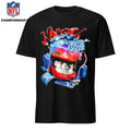 Blue-Red Tone Toothbrush Holder Art Print Shirt