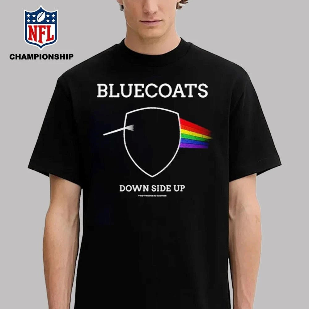 Bluecoats Down Side Up 10th Anniversary Graphic Shirt