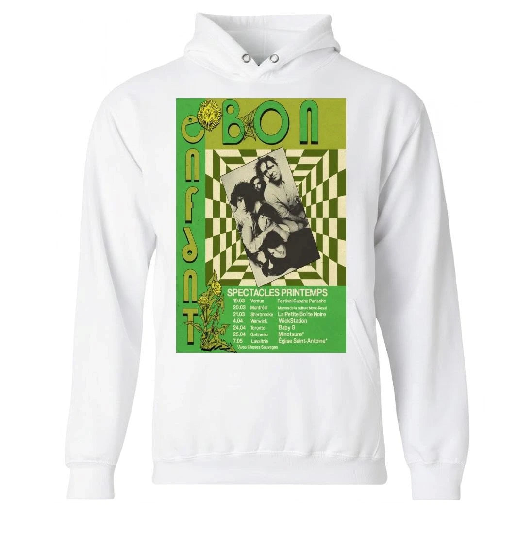 Bon Enfant Tour Spectacles Printemps 2026 Poster Shirt