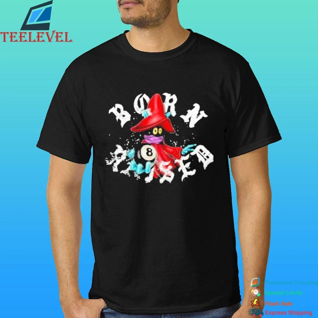 Born X Raised Party Wizard Rocker Shirt