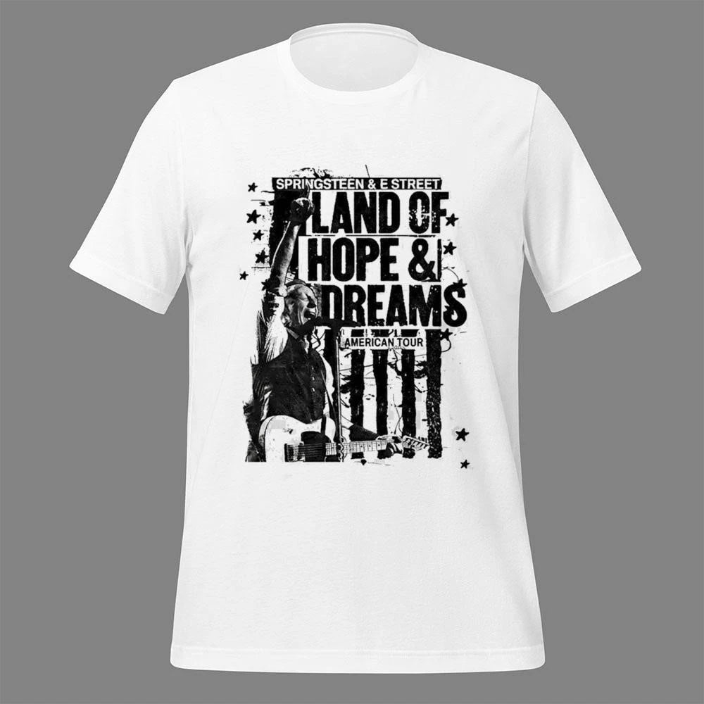 Bruce Springsteen Land Of Hope And Dreams American Tour 2026 Schedule Tour Dates Shirt