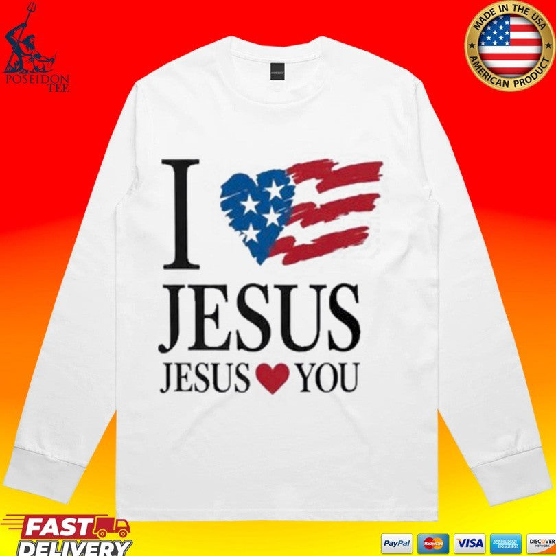 Bryce Crawfor I Love Jesus T-shirt