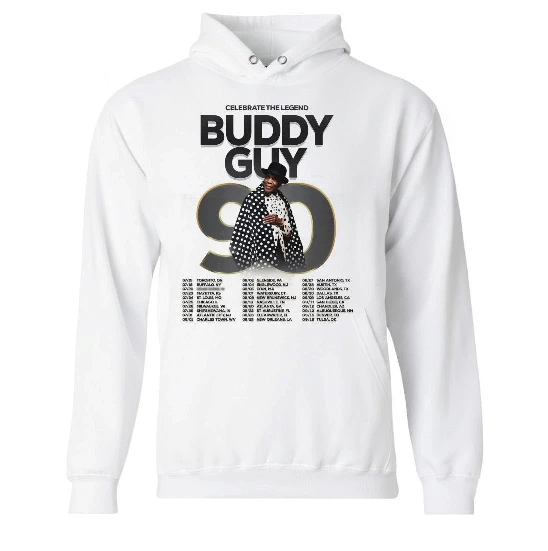 Buddy Guy 90 Years Of The Iconic Celebrate The Legend North America Tour 2026 Schedule Dates Shirt