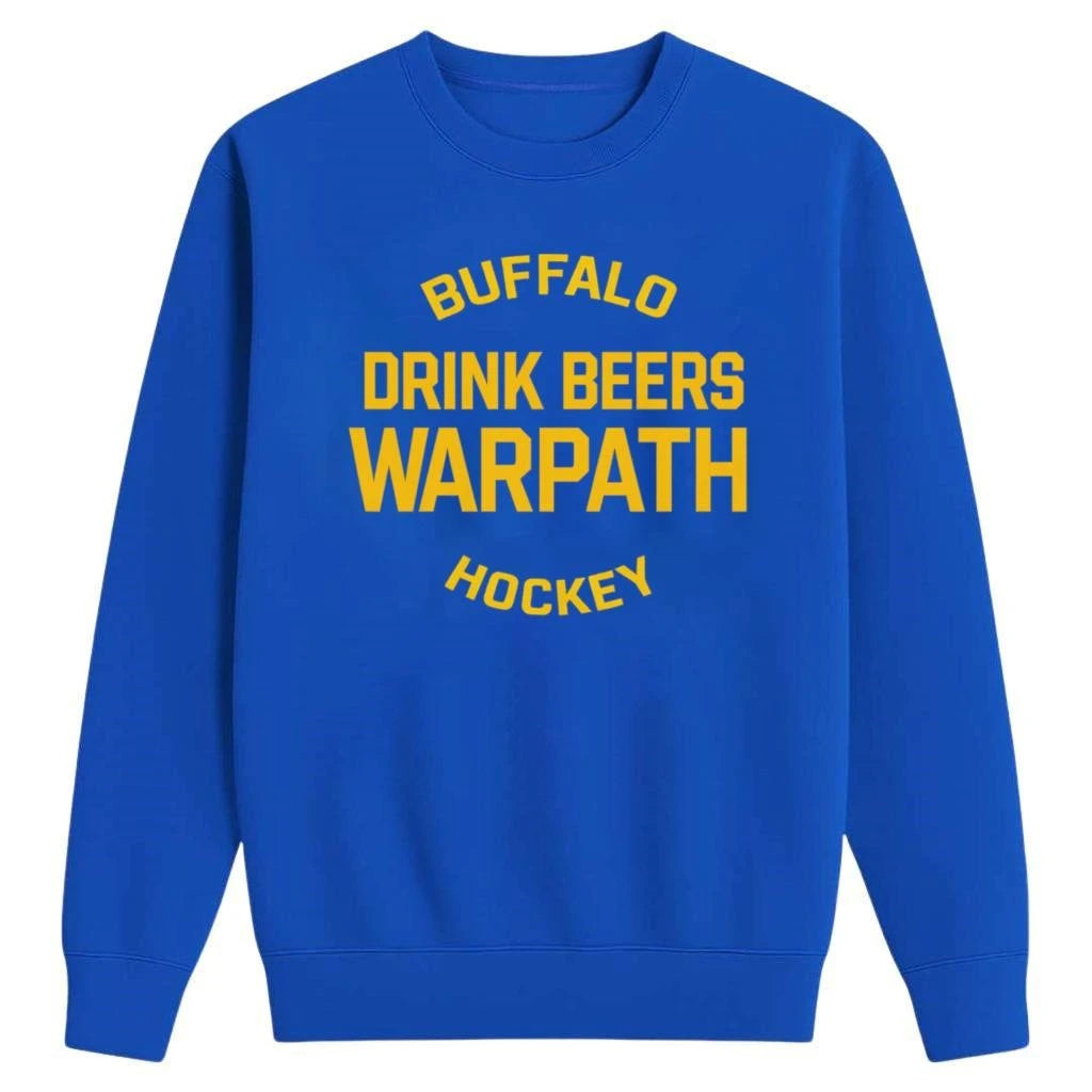 Buffalo Drink Beers Warpath Hockey Shirt