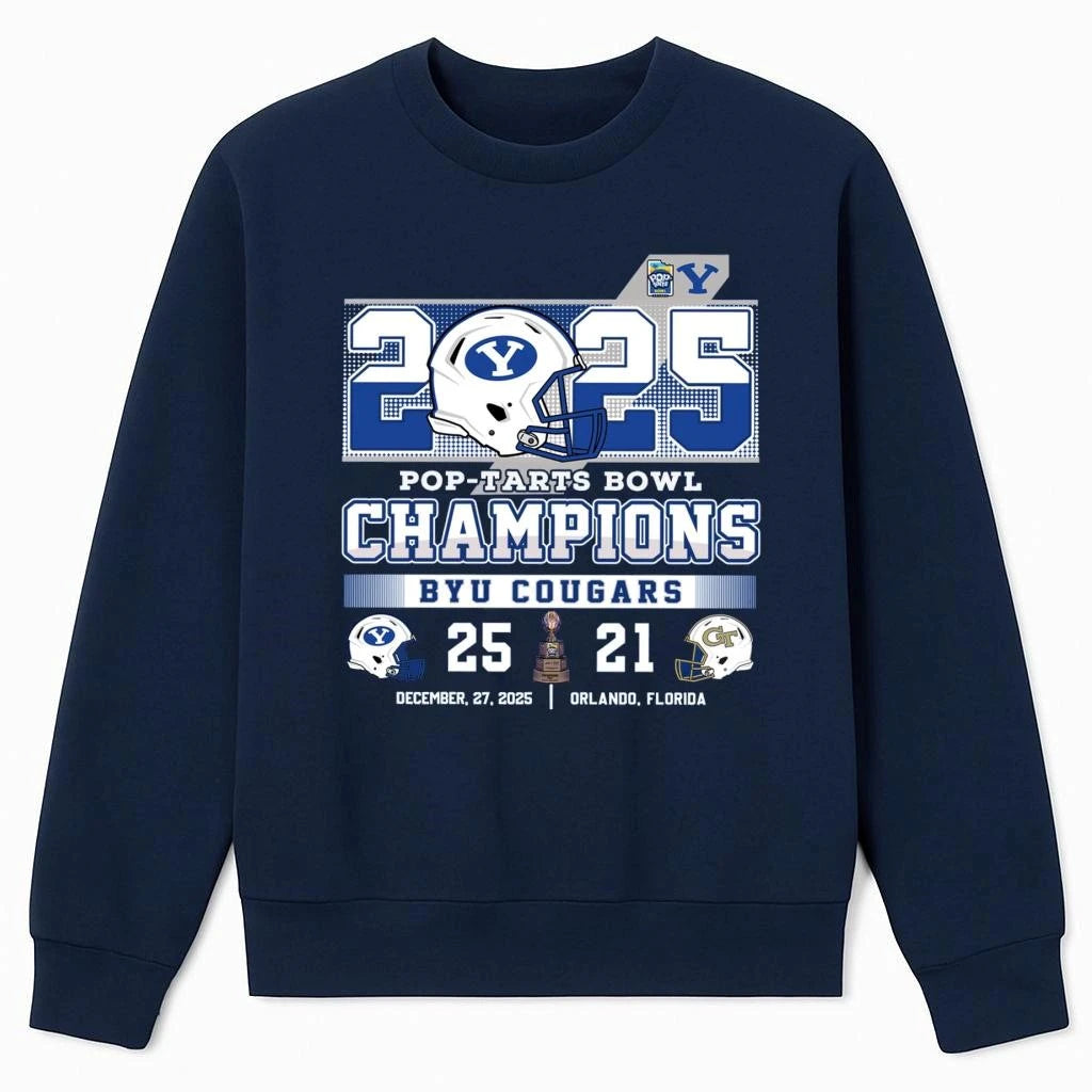 Byu 2025 Pop Tarts Bowl Champions Georgia Shirt