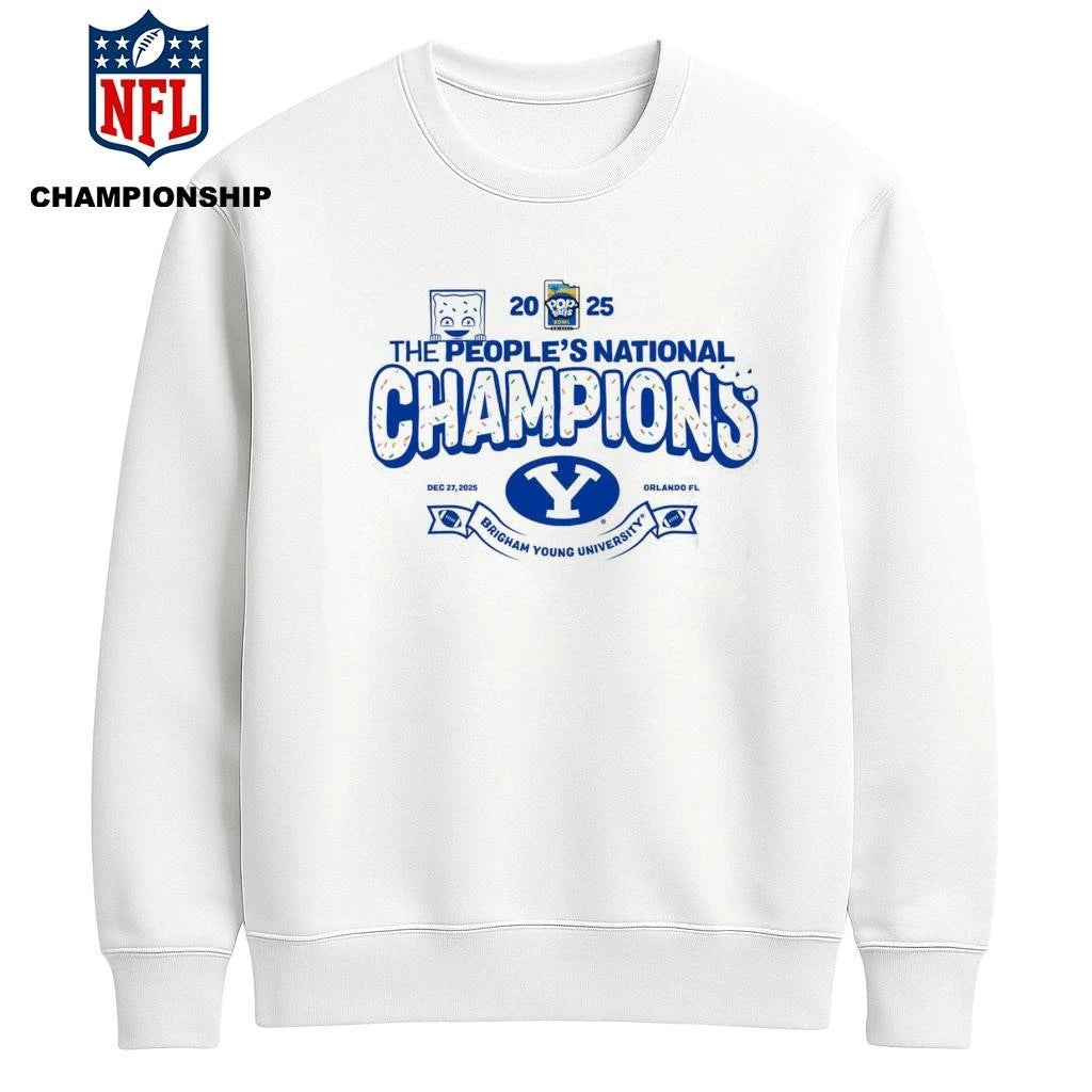BYU Cougars 2025 Pop Tarts Bowl Champions Shirt