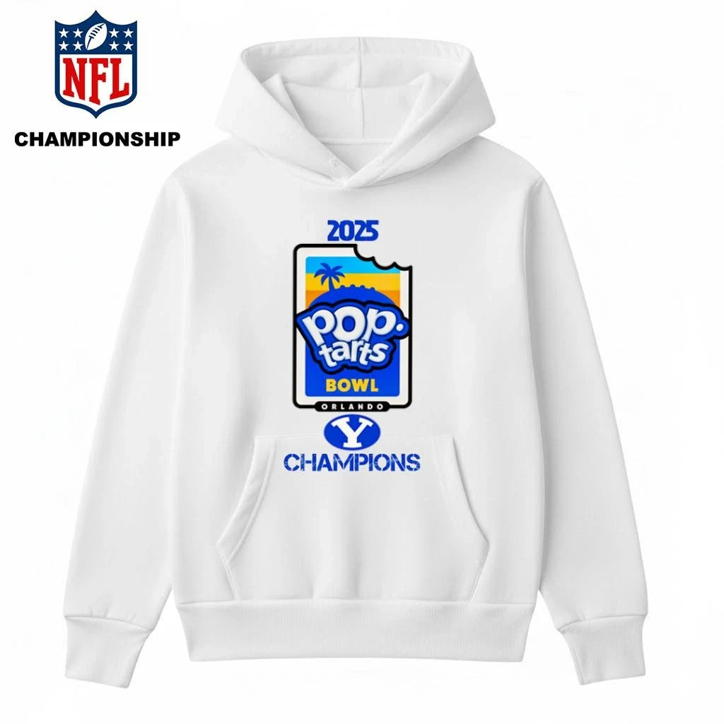 BYU Cougars 2025 Pop-Tarts Bowl Champions Logo Shirt