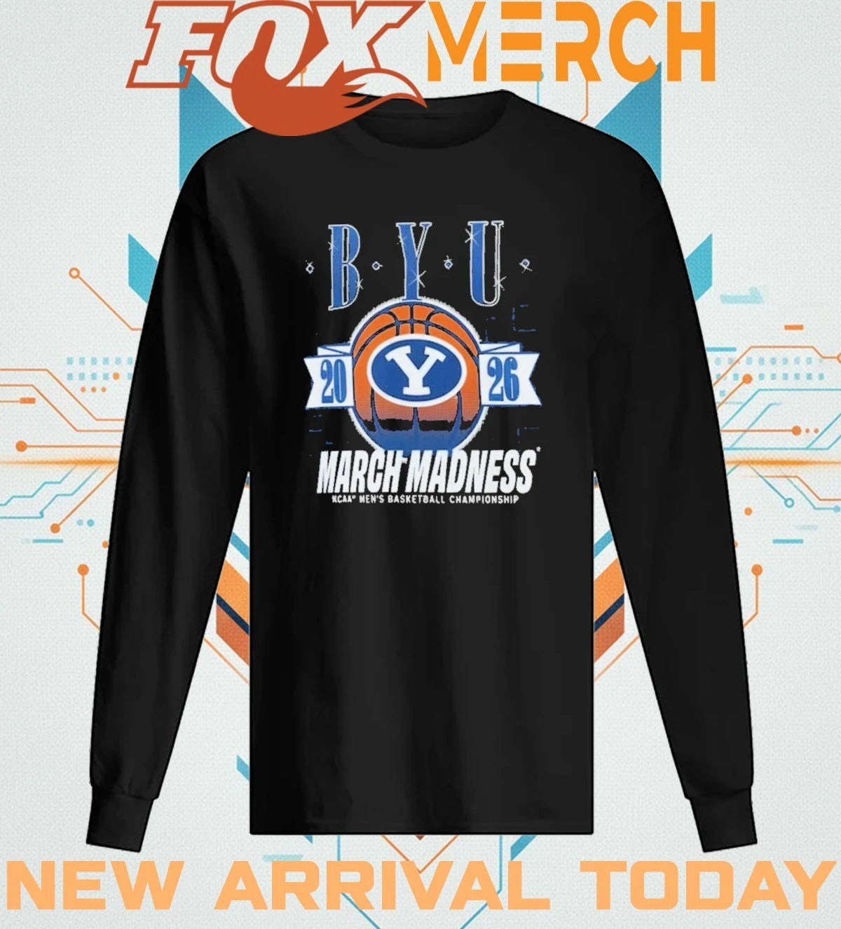 BYU Cougars 2026 March Madness NCAA men’s basketball Championship t-shirt