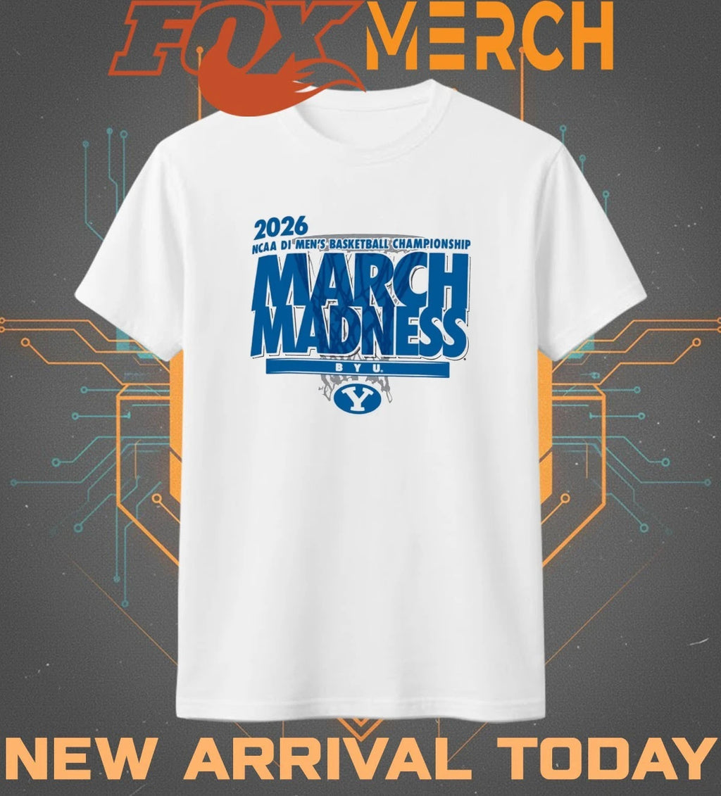 BYU Cougars 2026 NCAA DI Men’s Basketball Championship March Madness t-shirt