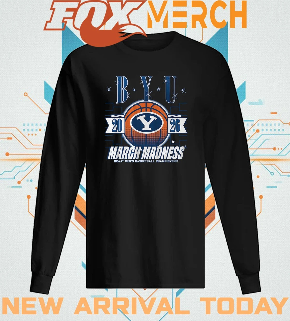BYU Cougars Men’s Basketball 2026 March Madness t-shirt