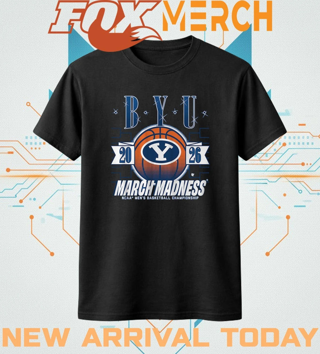 BYU Cougars Men’s Basketball 2026 March Madness t-shirt