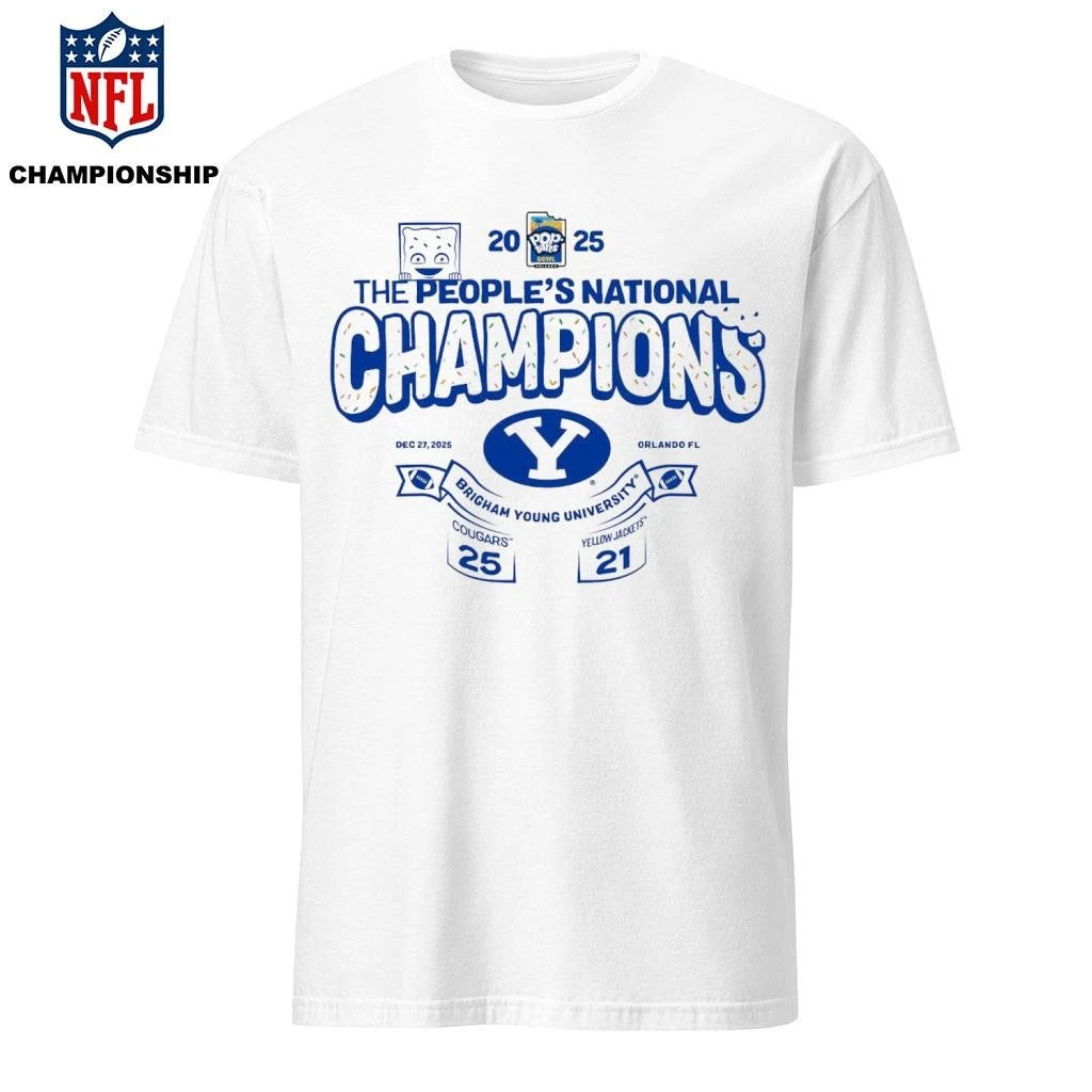 BYU Cougars Victory 25-21 Georgia Tech Yellow Jackets 2025 Pop-Tarts Bowl Shirt