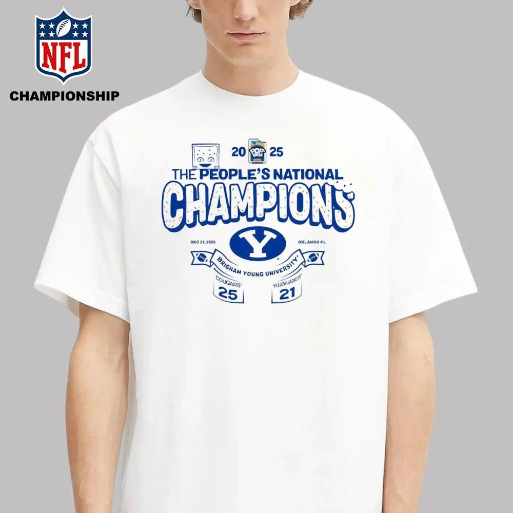 BYU Cougars Victory 25-21 Georgia Tech Yellow Jackets 2025 Pop-Tarts Bowl Shirt