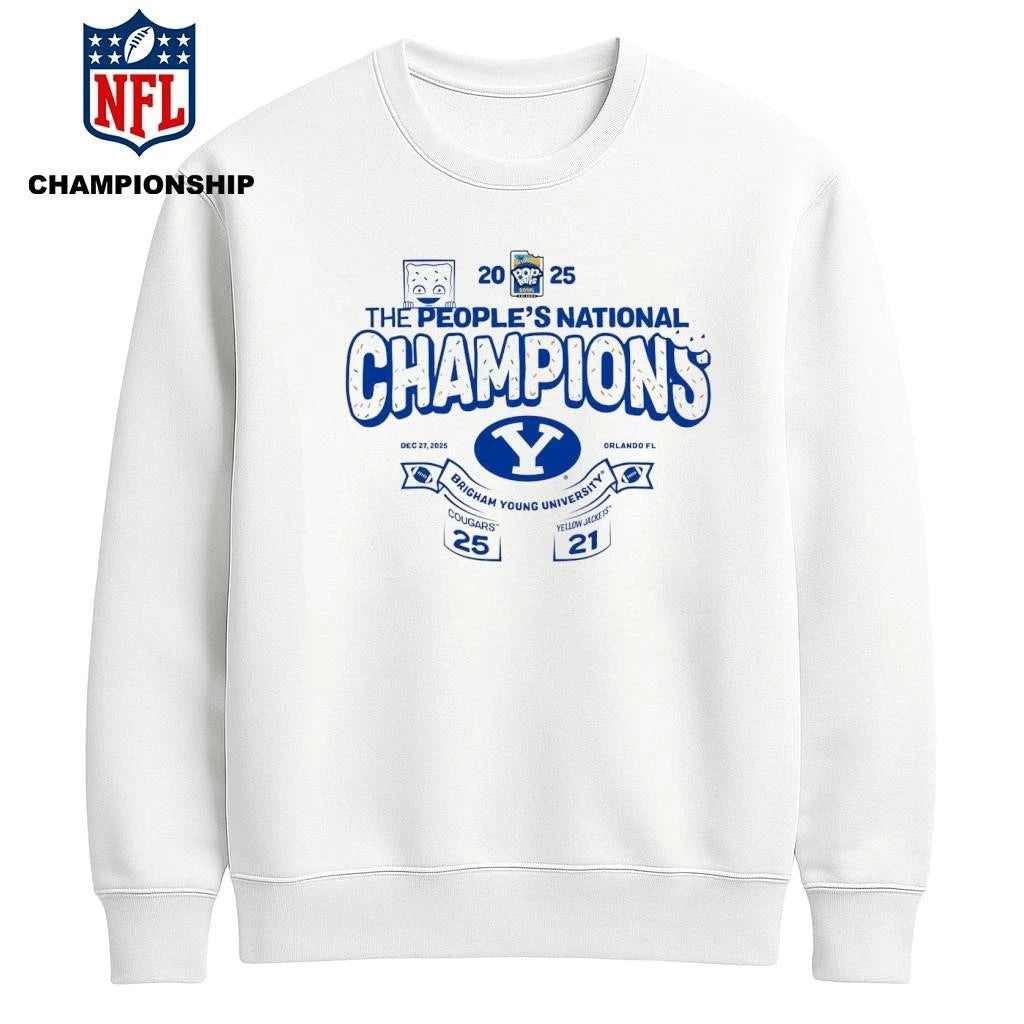 BYU Cougars Victory 25-21 Georgia Tech Yellow Jackets 2025 Pop-Tarts Bowl Shirt