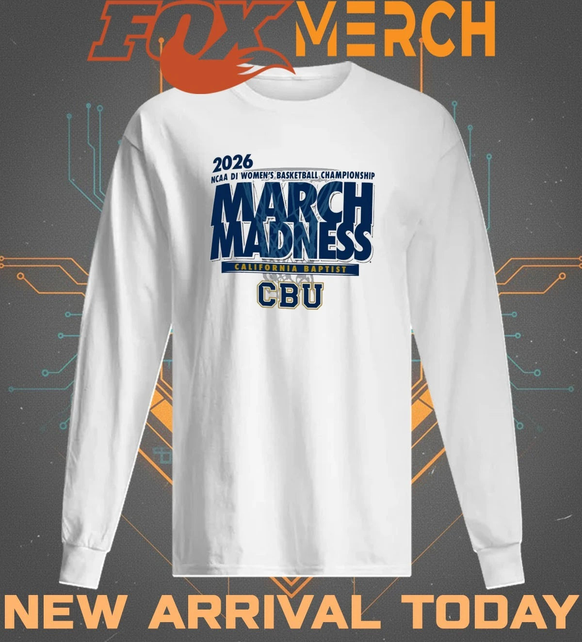 California Baptist Lancers 2026 NCAA DI Women’s Basketball Championship March Madness t-shirt