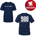 call an audible 988 suicide hotline two sided Shirt