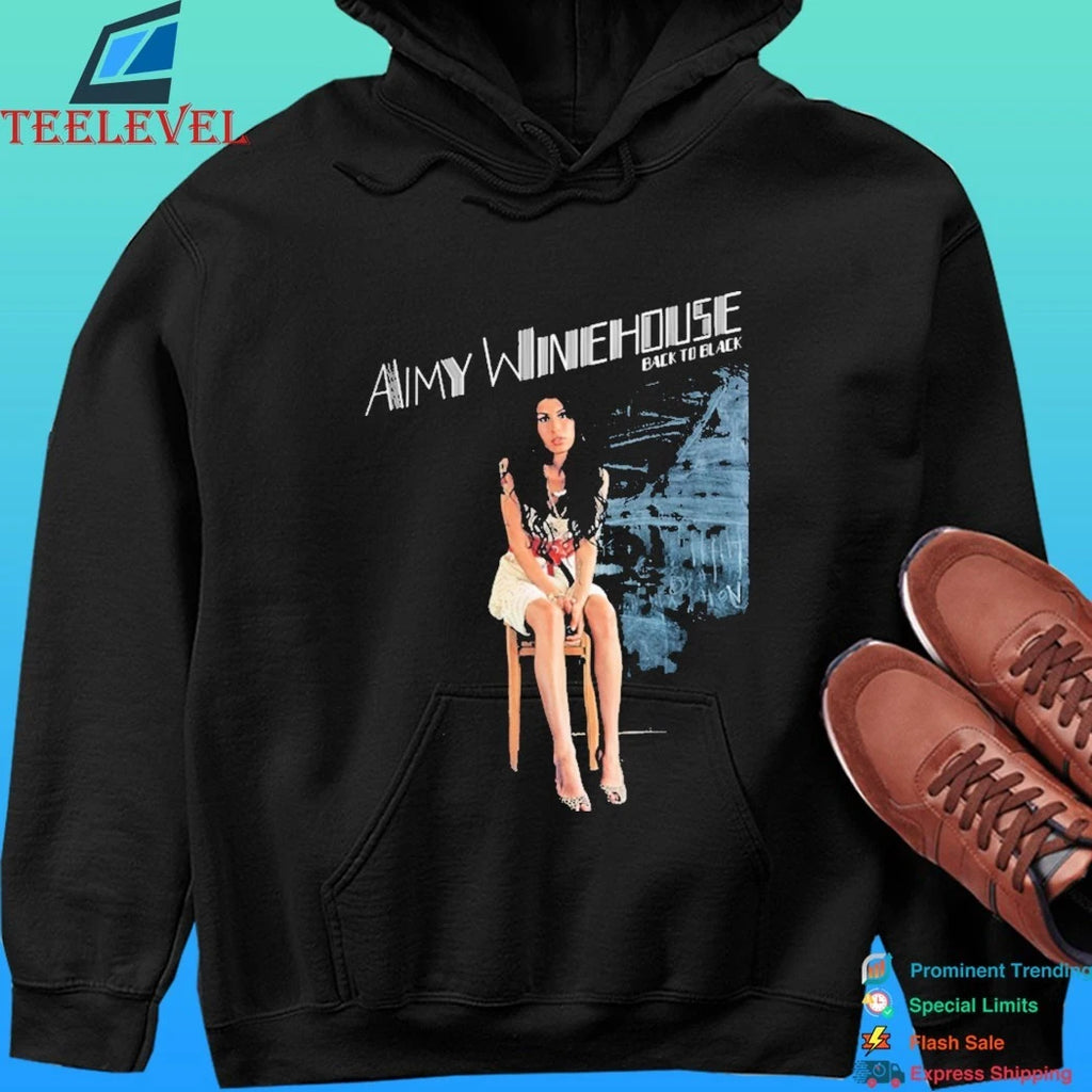 Camiseta Amy Winehouse Back To Black Shirt