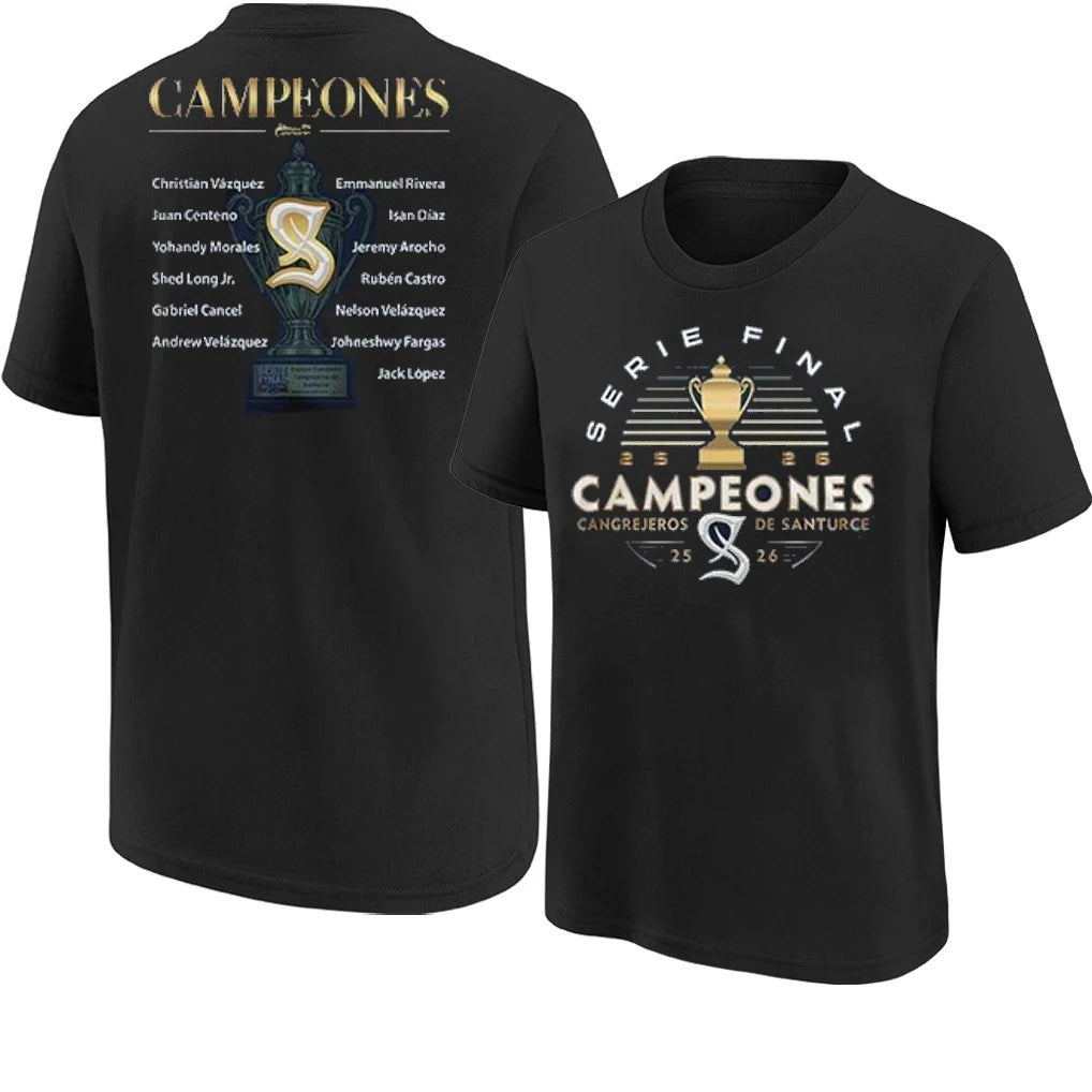 Cangrejeros de Santurce Puerto Rico Roberto Clemente 2025-2026 T-Shirt