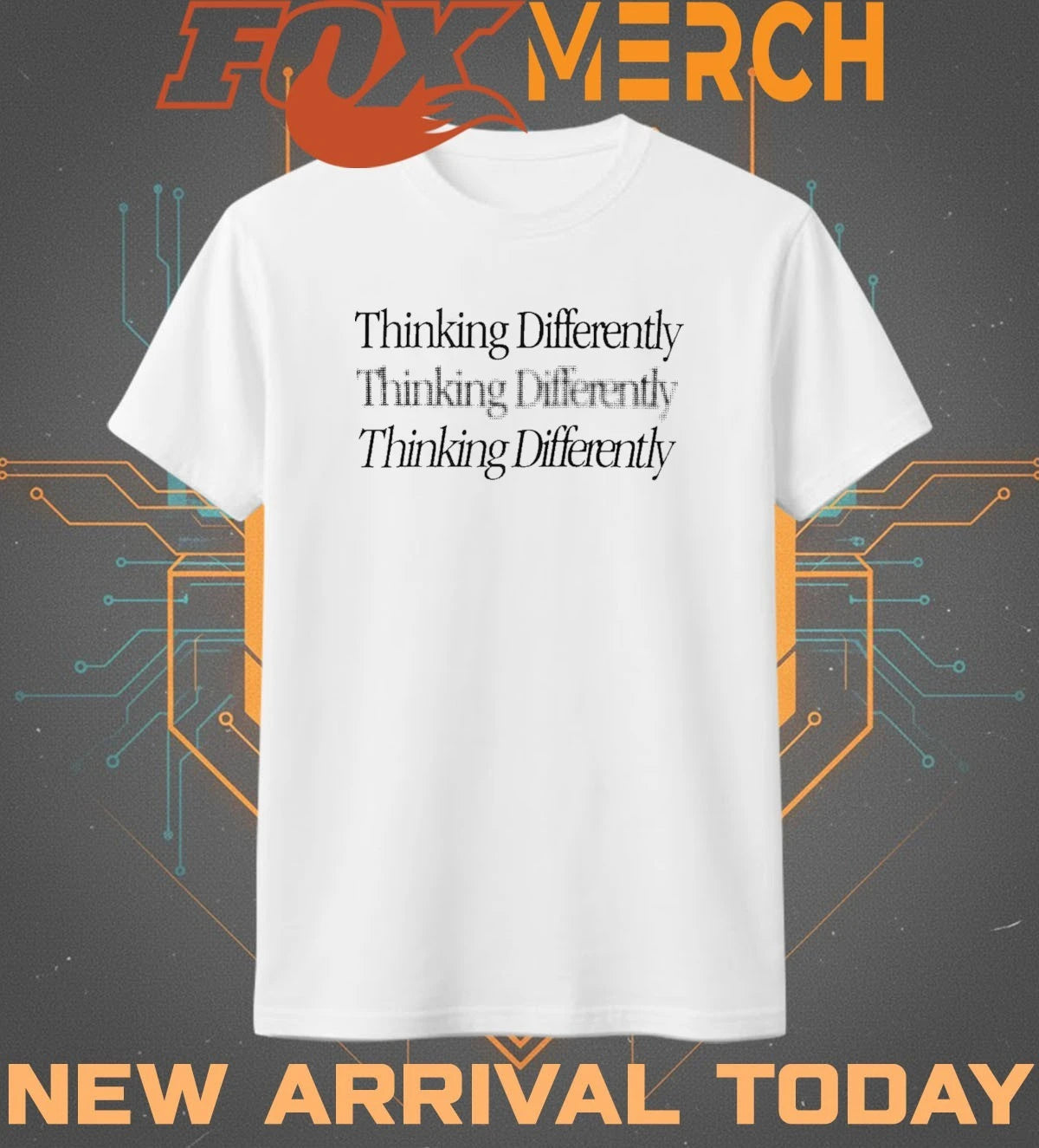 Canoopsy thinking differently t-shirt