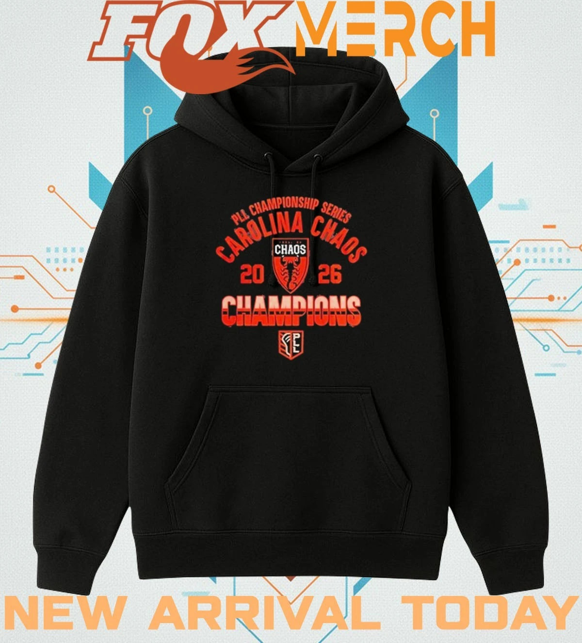 Carolina Chaos 2026 PLL Championship Series Champions t-shirt