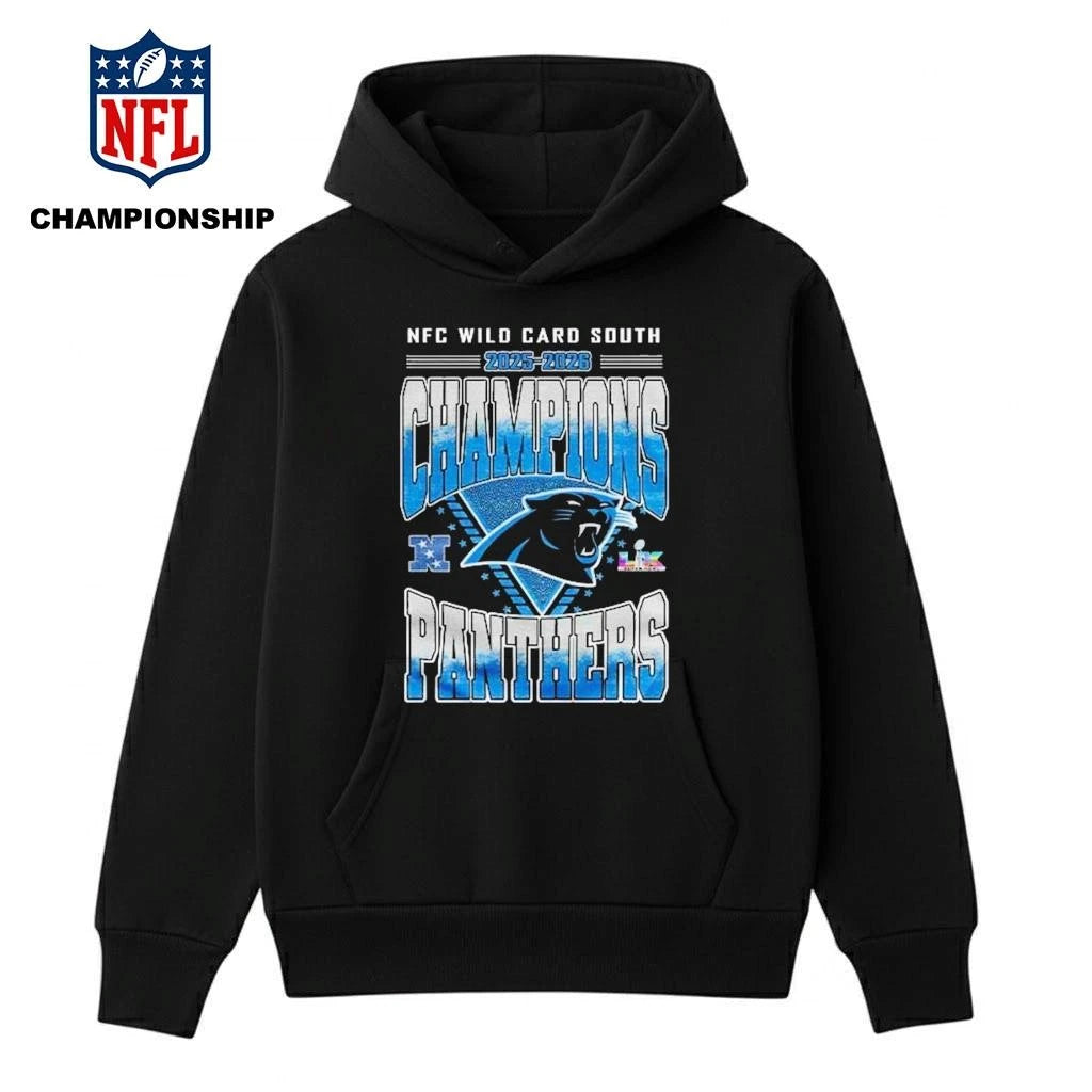 Carolina Panthers NFC Wild Card South Champions 2025-2026 Shirt