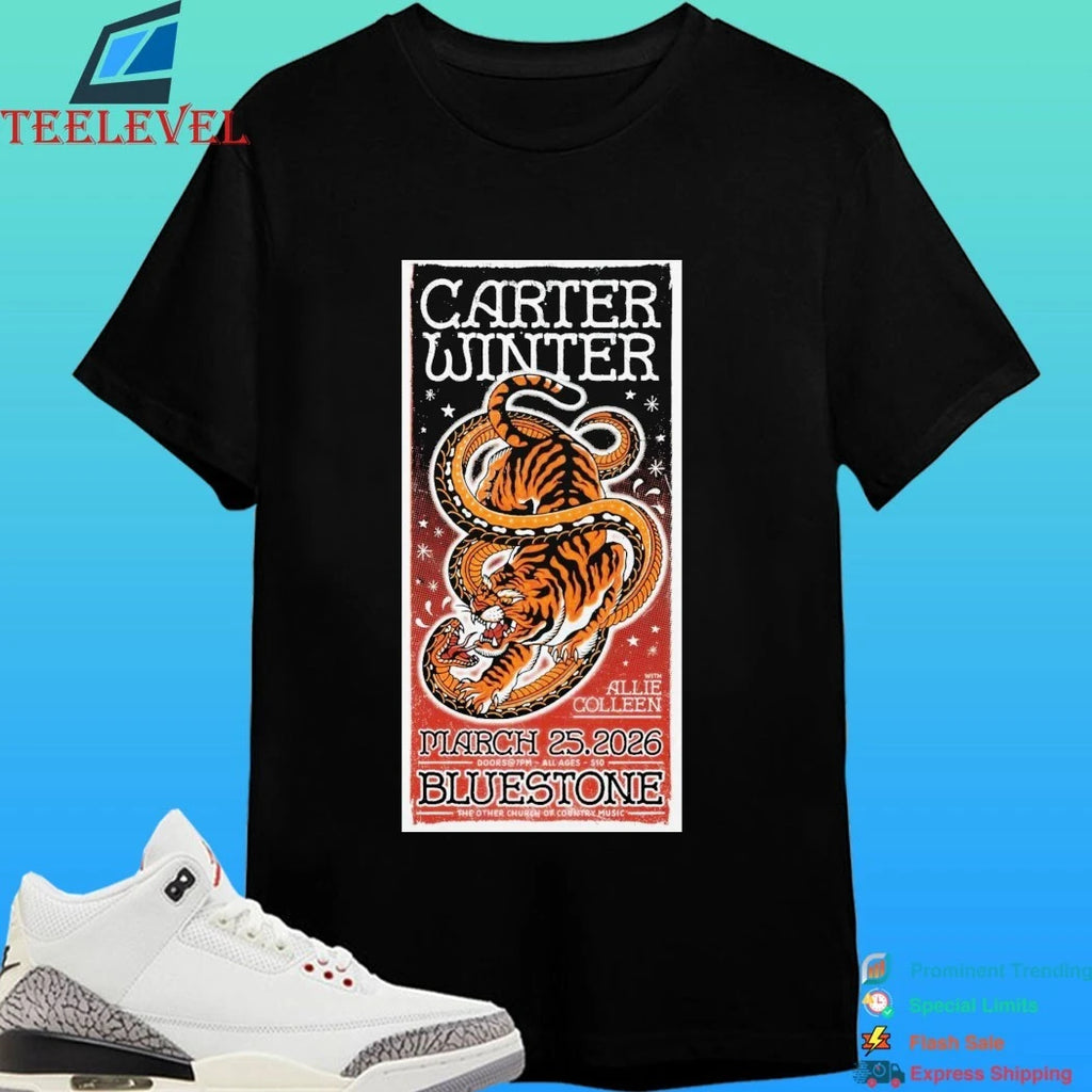 Carter Winter The Bluestone In Columbus Oh March 25 2026 Shirt