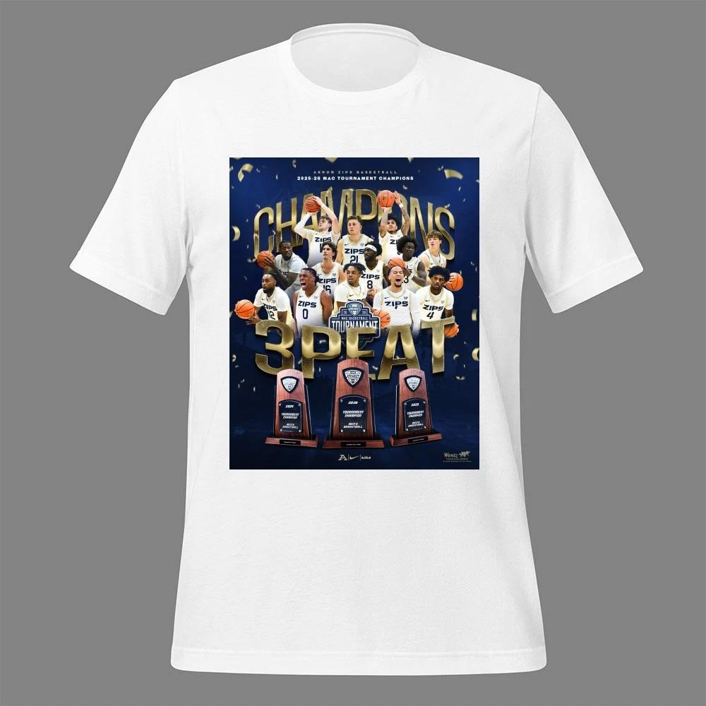Celebrates Akron Zips MAC Basketball Tournament Champions 2026 Shirt