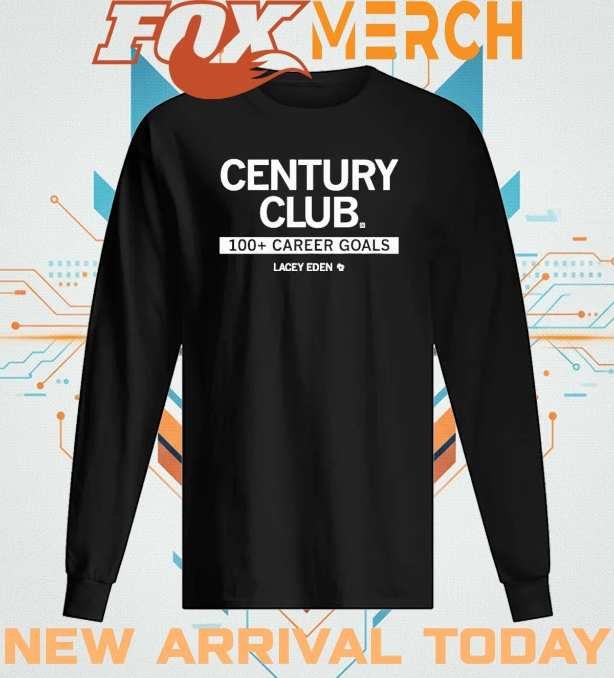 Century club 100 career goals lacey eden t-shirt