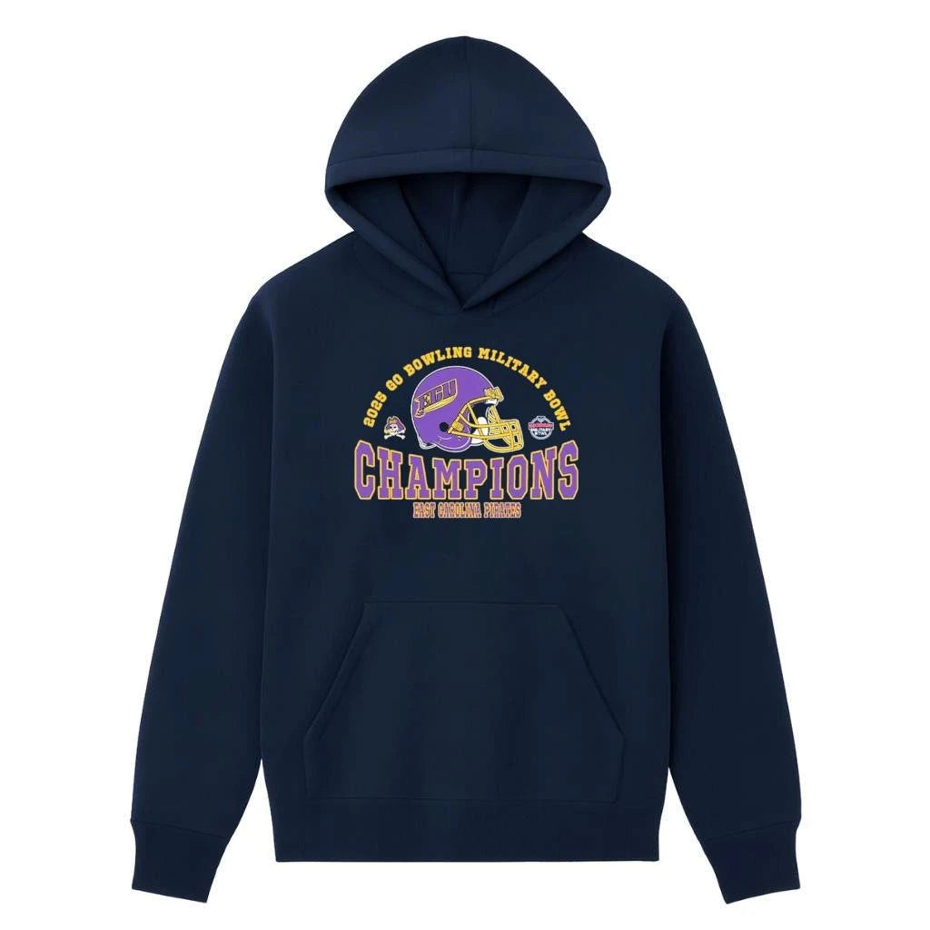 Champions 2025 Military Bowl East Carolina Pirates Football The Champions 2025 Go Bowling Military Bowl Vintage Shirt
