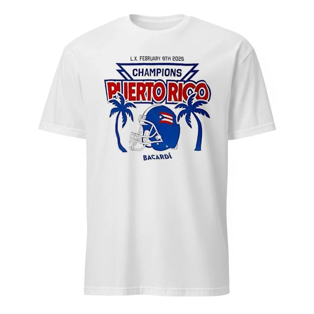 Champions Puerto Rico February 8th 2026 Football Helmet Bacardi Shirt