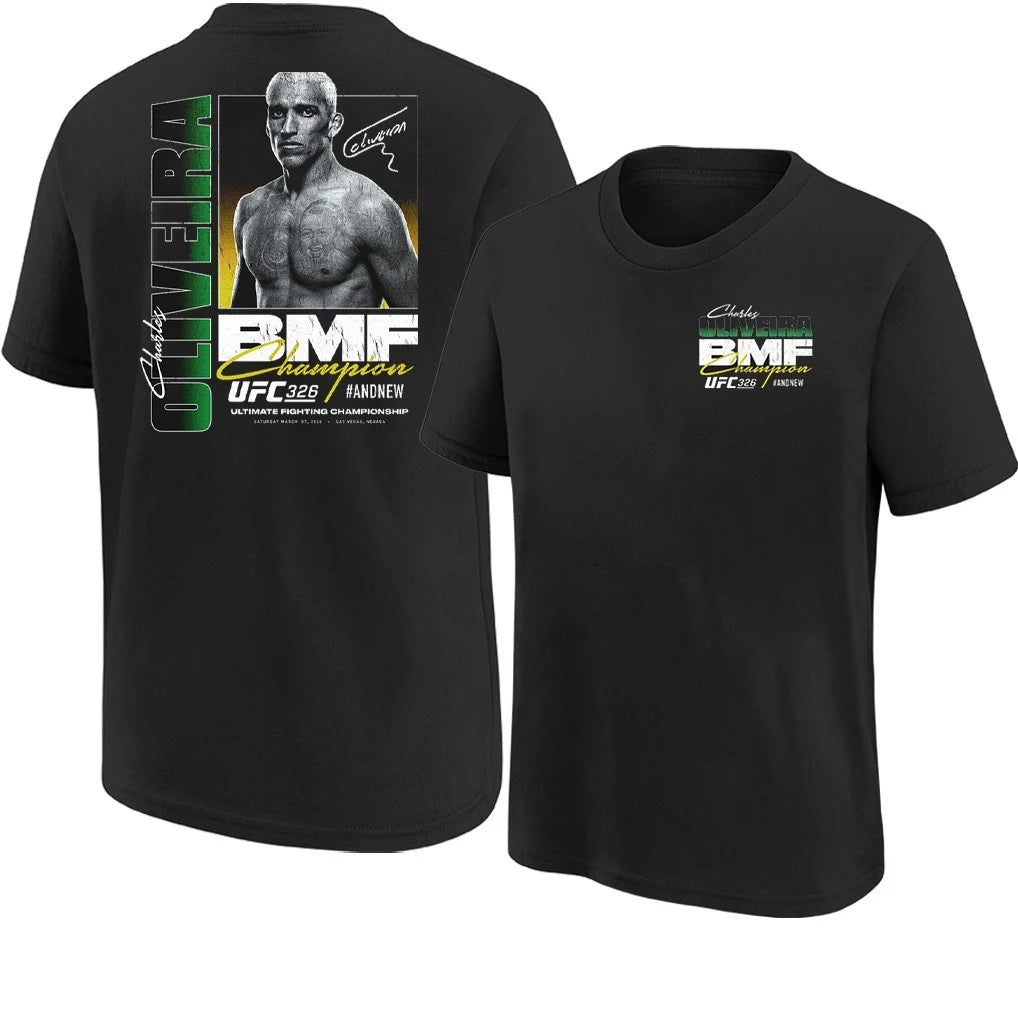 Charles Oliveira UFC 326 AndNew BMF Champion Boxy T-Shirt