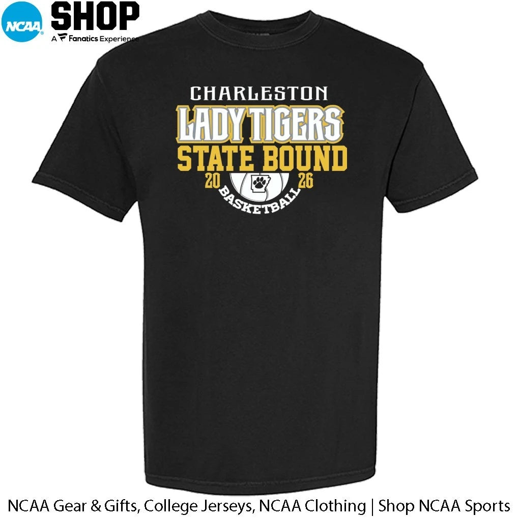 Charleston Lady Tigers 2026 State Bound Basketball T-Shirt
