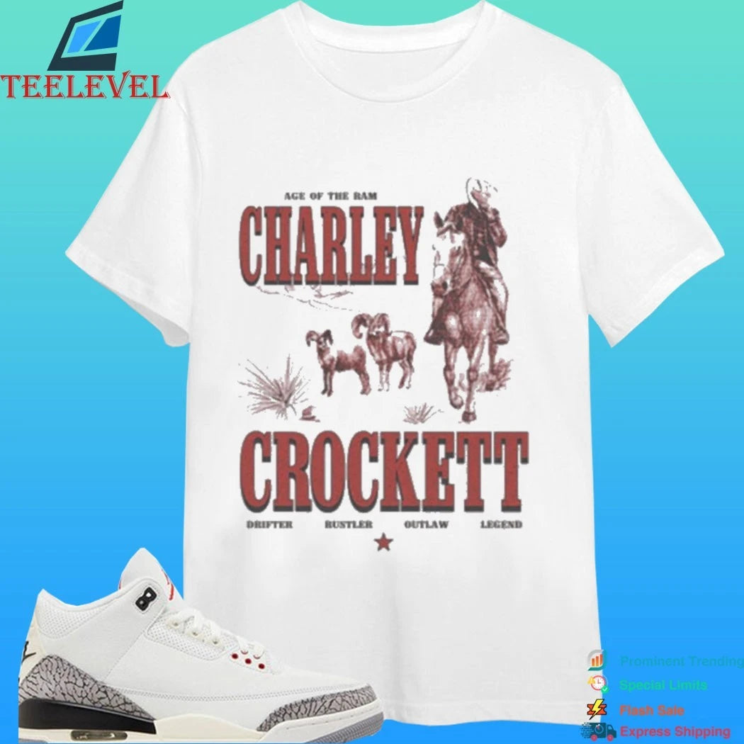 Charley Crockett Wanted Age Of The Bam Drifter Rustler Outlaw Legend Shirt