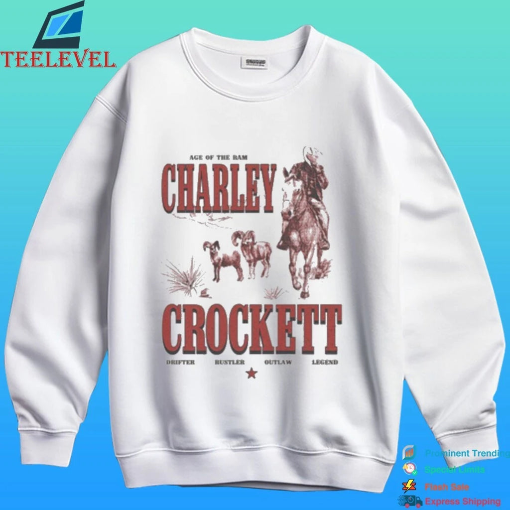 Charley Crockett Wanted Age Of The Bam Drifter Rustler Outlaw Legend Shirt