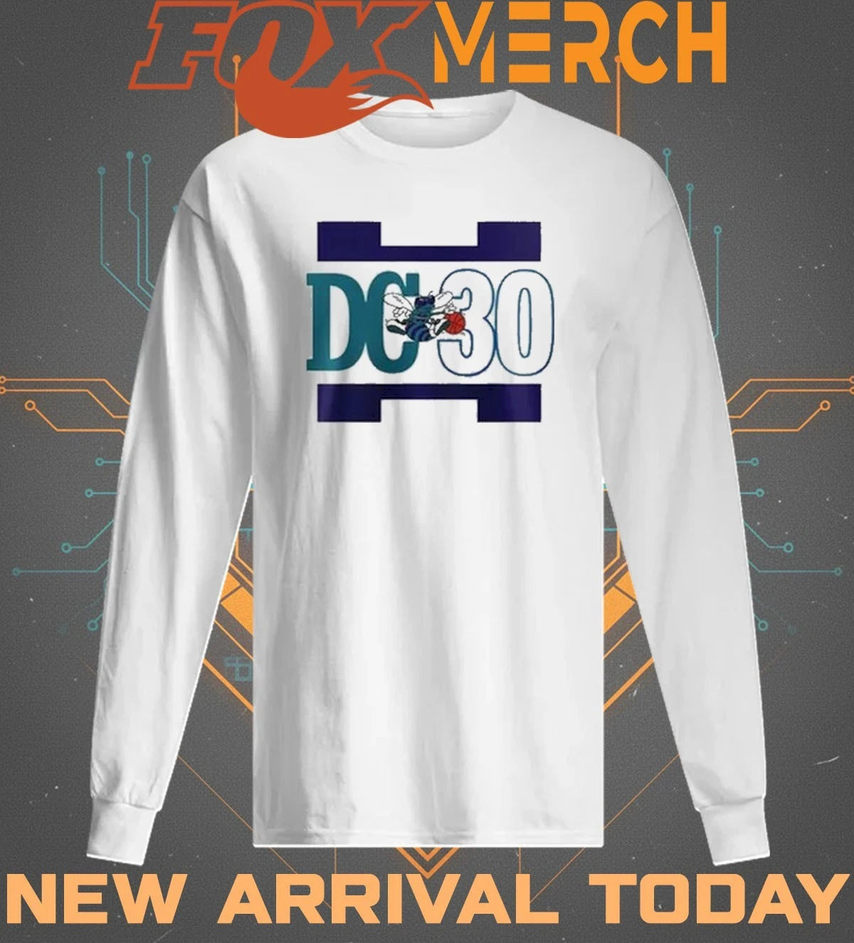 Charlotte Hornets 2026 Legend Dell Curry’s no.30 t-shirt
