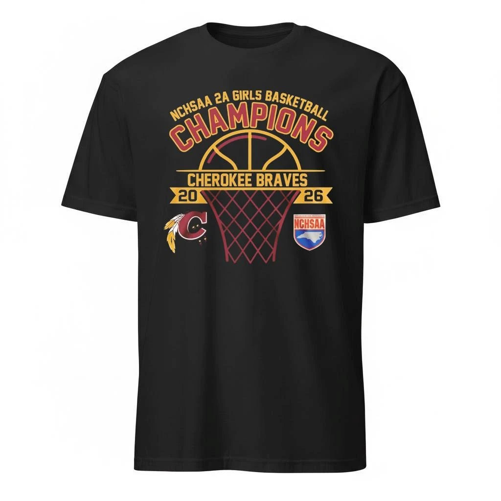 Cherokee Braves NCHSAA 2A Girls Champions 2026 Shirt