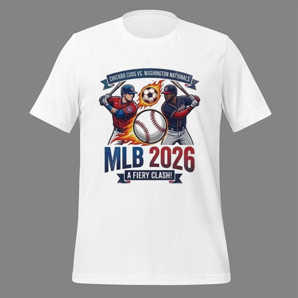Chicago Cubs vs. Washington Nationals MLB Schedule 2026 Shirt