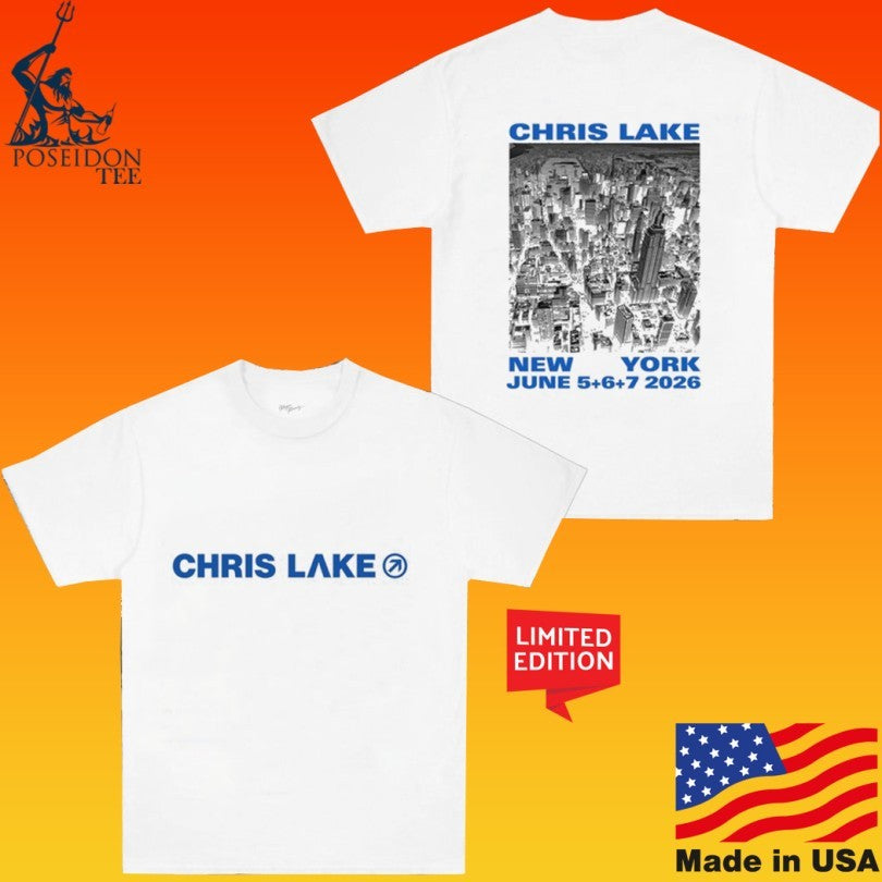Chris Lake New York June 5+6+7 2026 T-shirt