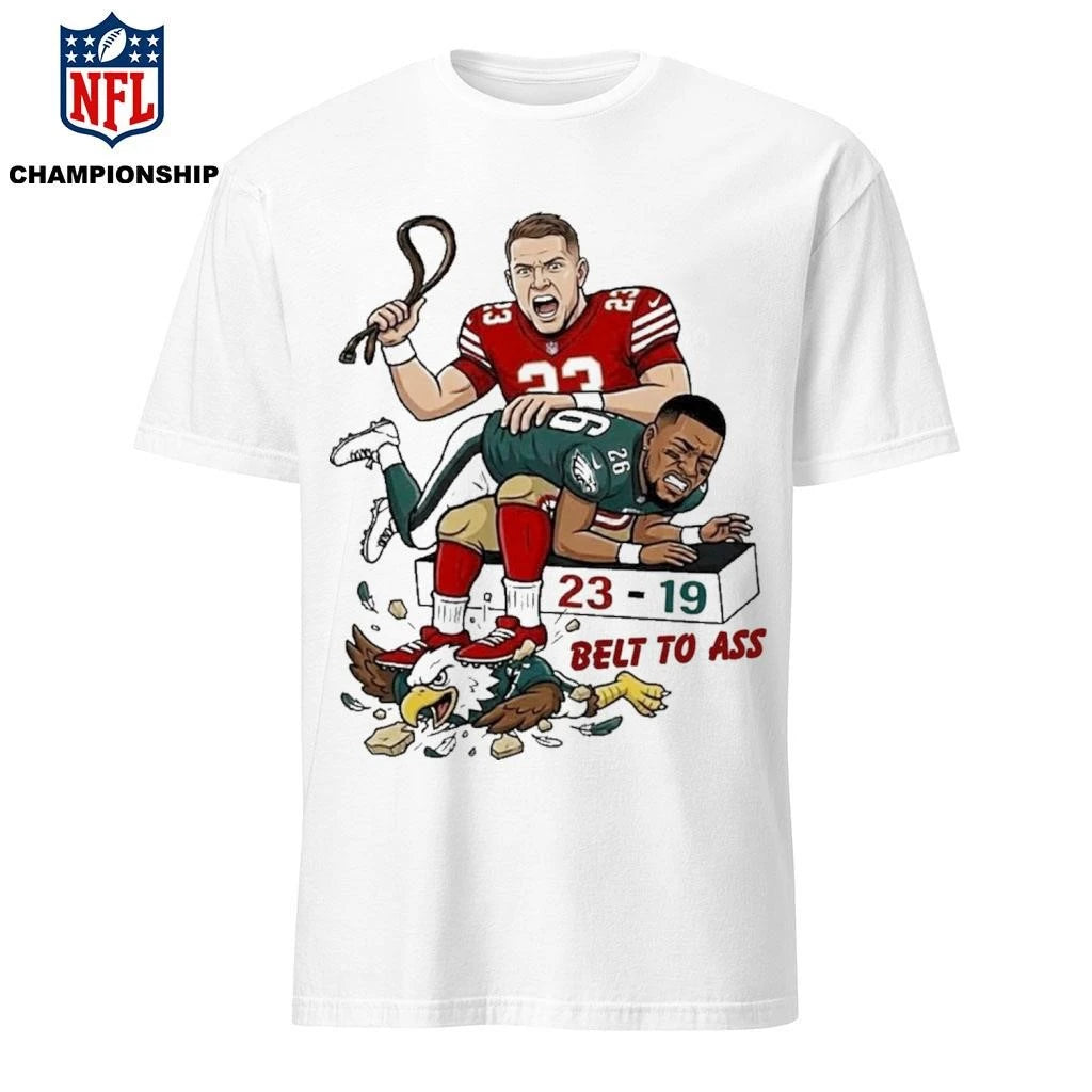 Christian Mccaffrey Belt To Ass Saquon Barkley 23 19 Shirt