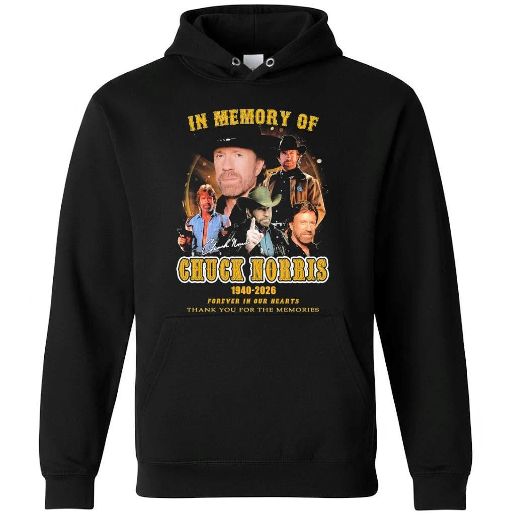 Chuck Norris In Memory Of 1940 2026 Thank You For The Memories Shirt
