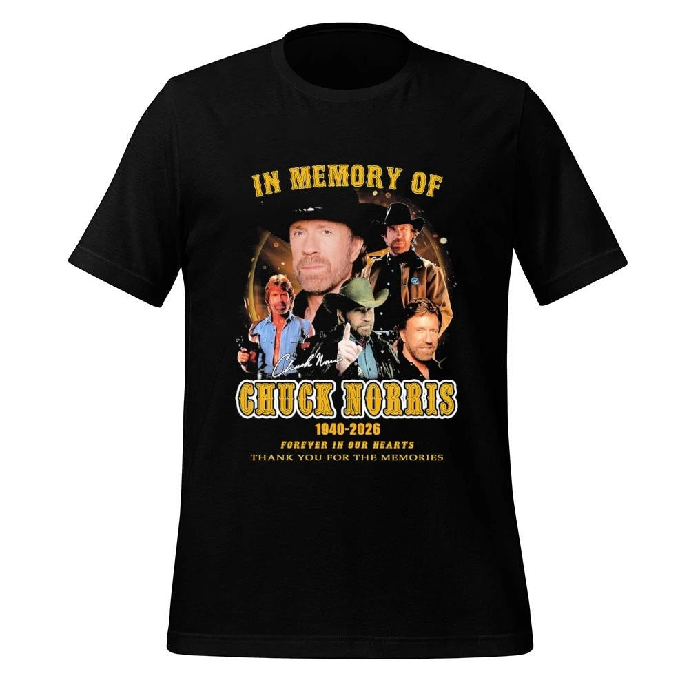 Chuck Norris In Memory Of 1940 2026 Thank You For The Memories Shirt