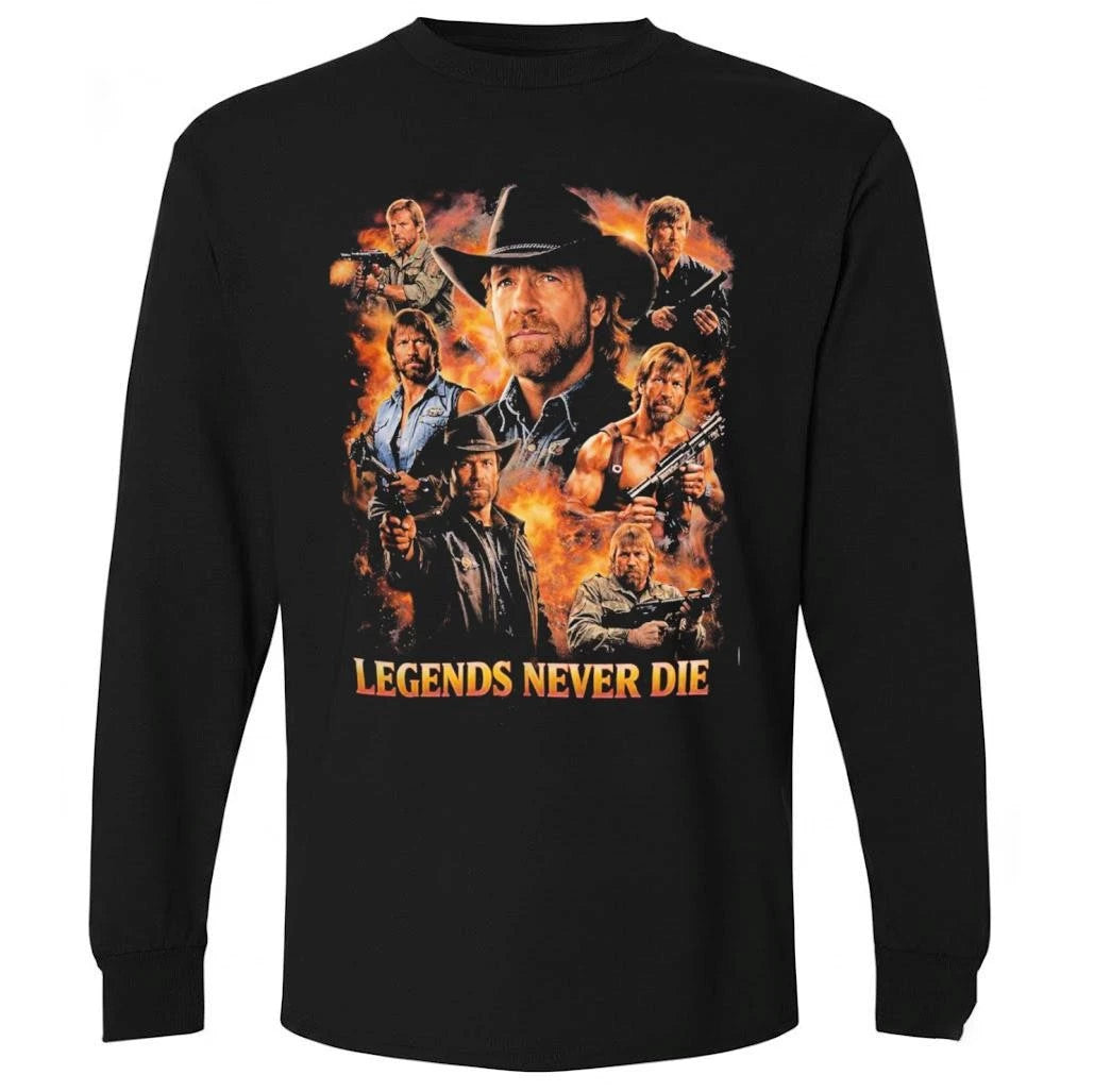 Chuck Norris Legends Never Die Shirt