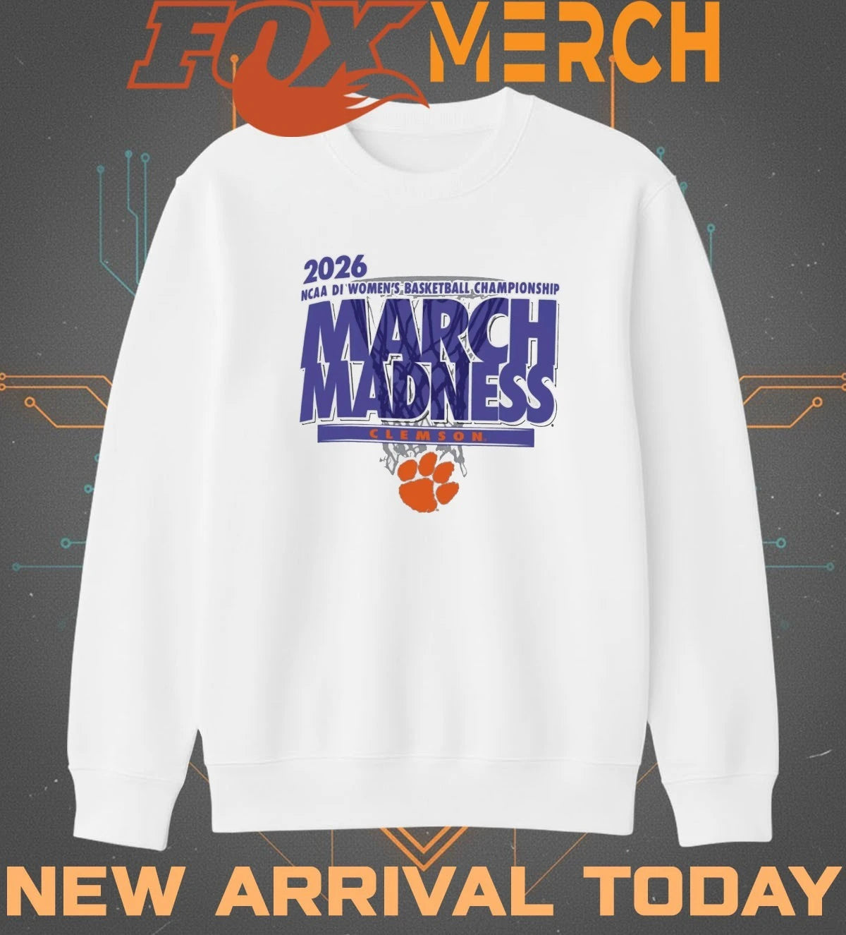 Clemson Tigers 2026 NCAA DI Women’s Basketball Championship March Madness t-shirt