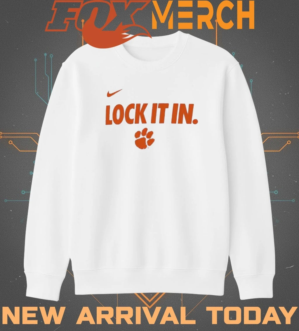 Clemson Tigers Lock It In 2026 On-Court Bench Legend Dri-FIT t-shirt