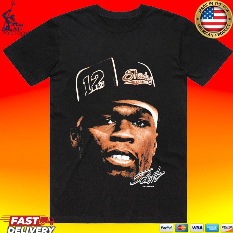Coldprints 50 Cent Face T-shirt